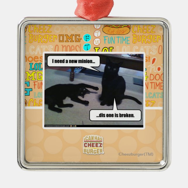 Jag behöver en ny skyddsling julgransprydnad metall (Framsidan)