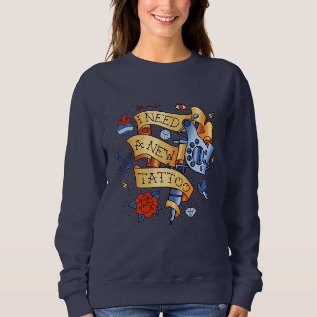 Jag Behöver En Ny Tatuering T Shirt (Framsida)