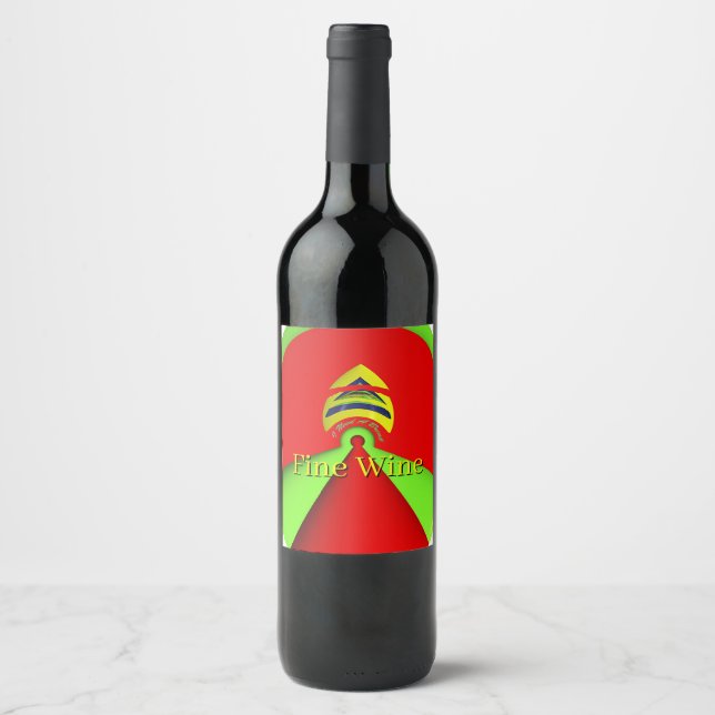 Jag Behöver En Paus Fint Vin Vinflaska Etikett (Framsida)