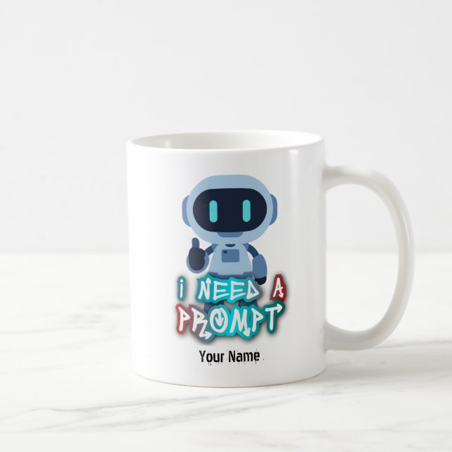 Jag behöver en Prompt - INAPMT01 Kaffemugg (Höger)