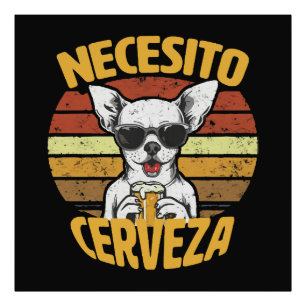 JAG BEHÖVER EN SÖT CHIHUAHUA ÖL FOTOTRYCK