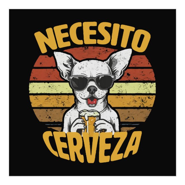 JAG BEHÖVER EN SÖT CHIHUAHUA ÖL FOTOTRYCK (Framsidan)