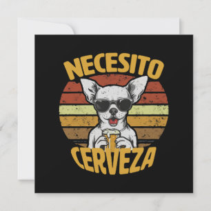 JAG BEHÖVER EN SÖT CHIHUAHUA ÖL INBJUDNINGAR
