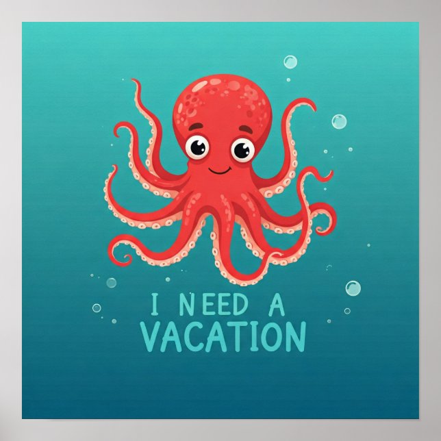 Jag behöver en vakans poster (Framsidan)
