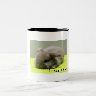 Jag behöver ett avbrott… Två-Tonad mugg