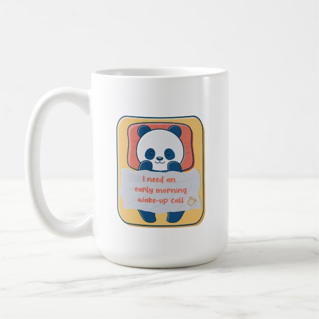 Jag behöver ett morgonväckningssamtal kaffemugg (Vänster)