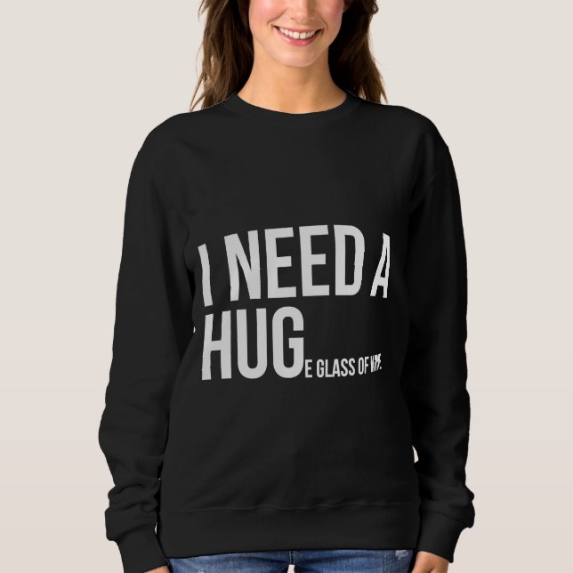 Jag behöver ett stort glas Vin 35 T Shirt (Framsida)