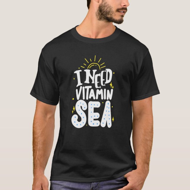 Jag behöver ett vitaminhav t shirt (Framsida)