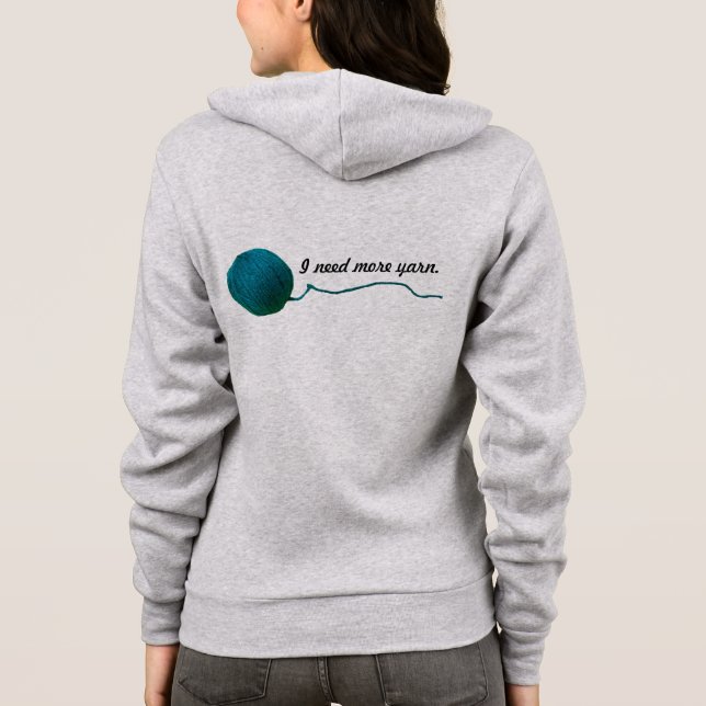 Jag behöver fler garner ♥ Sticka Crochet Crafts T-shirt (Baksida)