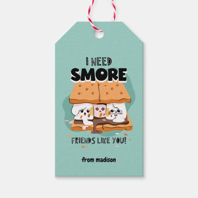 Jag behöver fler vänner som du som klassrum Valent Presentetikett (Framsidan)