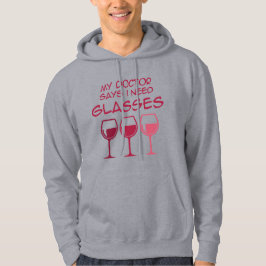 Jag behöver glasögon hoodie