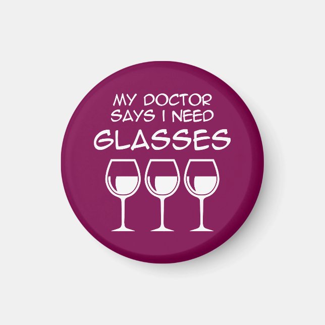 Jag behöver glasögon magnet (Framsidan)
