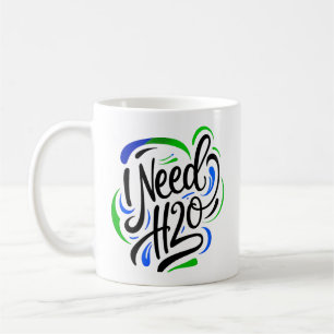 Jag behöver H2O-skript Kaffemugg