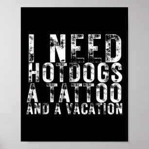 Jag behöver hovhundar en tatuering och en vakthund poster