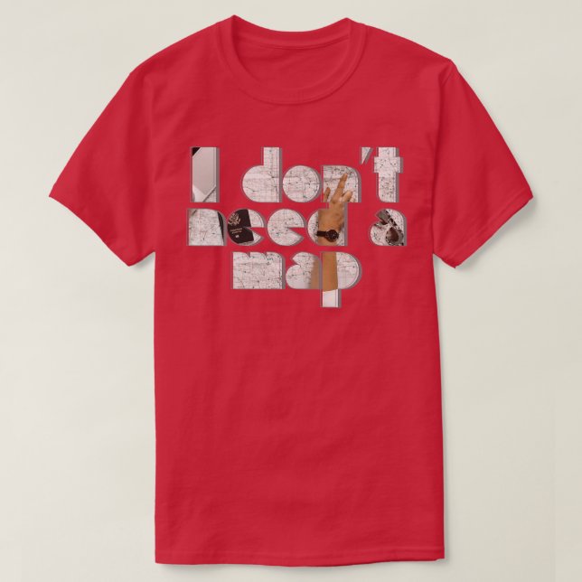 Jag behöver ingen karta t shirt (Design framsida)