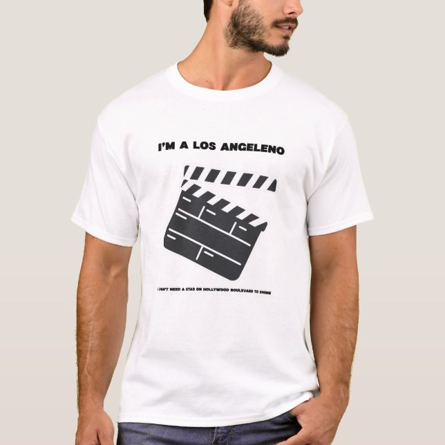 Jag behöver ingen stjärna på Hollywood Boulevard T Shirt (Framsida)