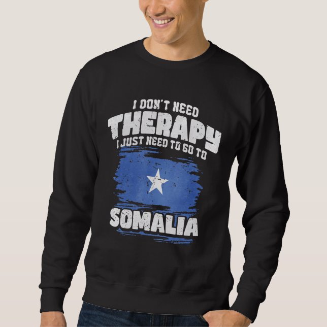 Jag behöver ingen terapi, jag behöver bara åka til lång ärmad tröja (Framsida)