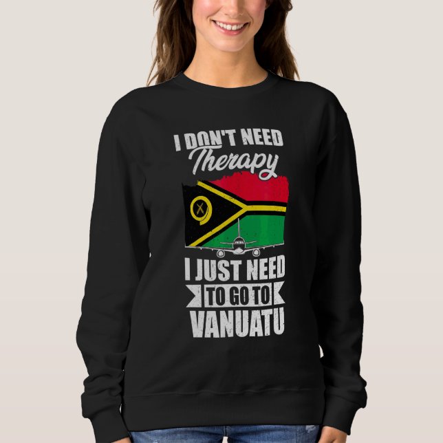 Jag behöver ingen terapi, jag behöver bara åka til t shirt (Framsida)