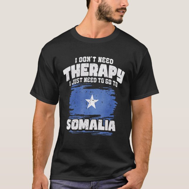 Jag behöver ingen terapi, jag behöver bara åka til t shirt (Framsida)