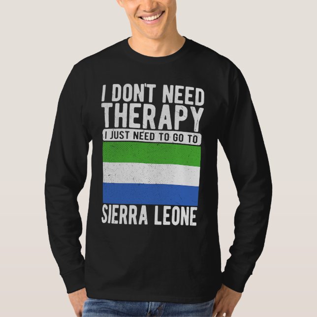 Jag behöver ingen terapi, jag behöver bara åka til t shirt (Framsida)