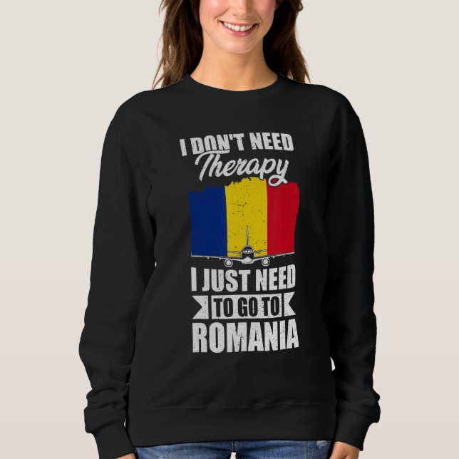 Jag behöver ingen terapi, jag behöver bara åka til t shirt (Framsida)