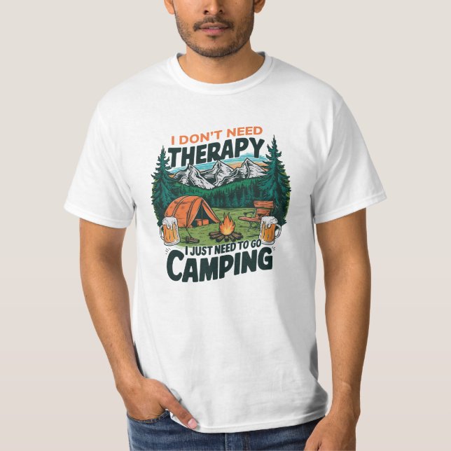 JAG BEHÖVER INTE BEHANDLING BARA FÖR ATT KAMPA. T SHIRT (Framsida)