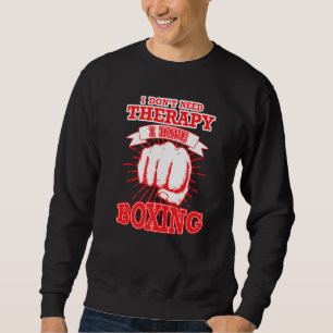 Jag behöver inte behandling med Boxing, Boxing Lång Ärmad Tröja