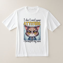 Jag behöver inte din attityd. Jag har min egen! T Shirt