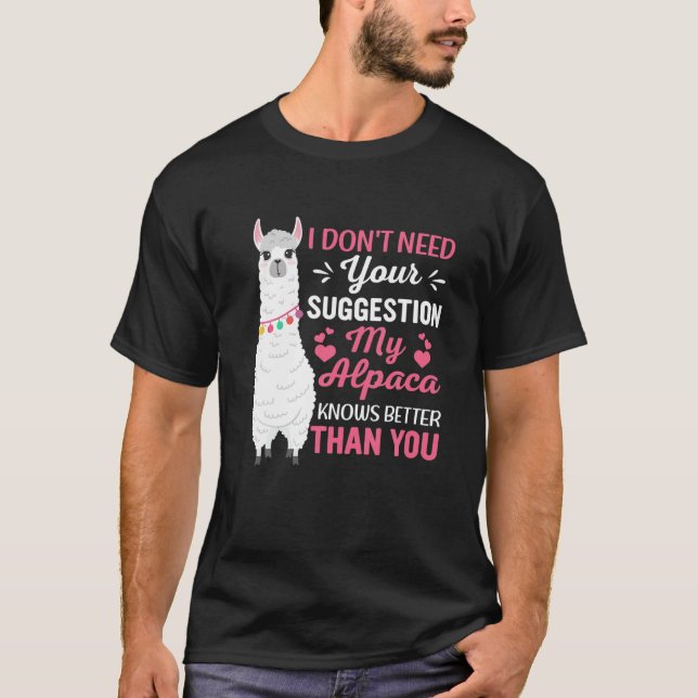 Jag behöver inte ditt förslag.. t shirt (Framsida)