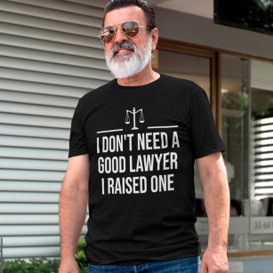 Jag behöver inte en Bra advokat jag tog upp en adv T Shirt