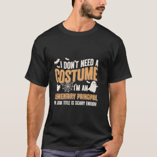 Jag behöver inte en kostym jag är en elementär huv t shirt