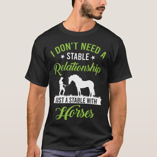 Jag behöver inte ett stabilt förhållande, bara en  t shirt (Framsida)