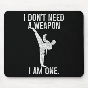 Jag Behöver Inte Ett Vapen Är En Karate Jiu Jitsu Musmatta