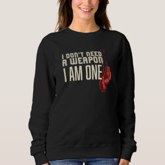Jag Behöver Inte Ett Vapen Boxnings Handskor Boxar T Shirt