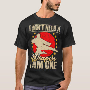 Jag behöver inte ett vapen, jag är ett roligt pres t shirt