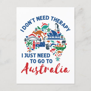 Jag behöver inte gå till Australien. Vykort