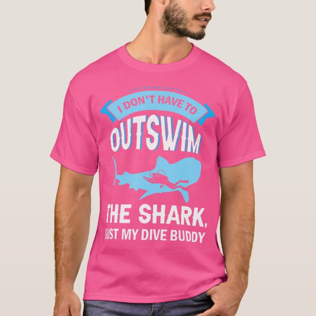 Jag behöver inte gå ut från havets havssubb t shirt (Framsida)