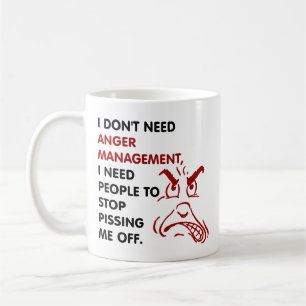 Jag behöver inte ilskaledning kaffemugg