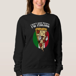 Jag behöver inte Recipes Im italiensk Chef Humor C T Shirt