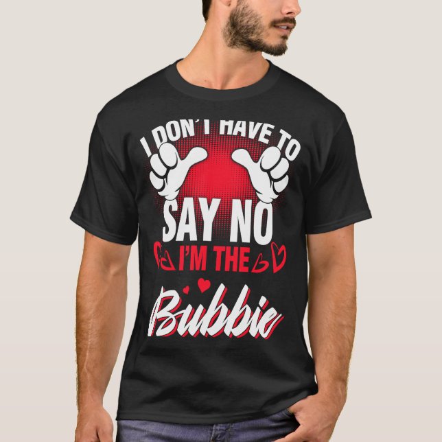 Jag behöver inte säga nej. t shirt (Framsida)