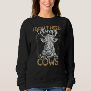 Jag behöver inte terapi bara min ko-jordbrukare t shirt