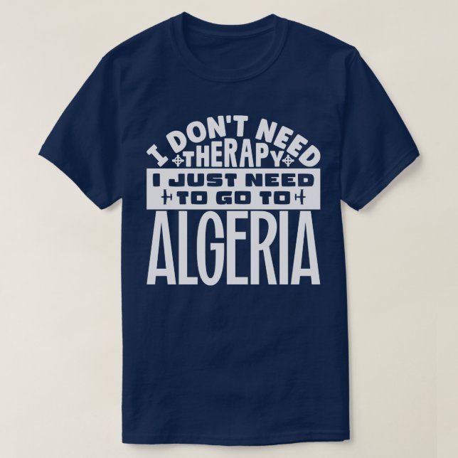 Jag behöver inte terapi jag bara behöver åka till  t shirt (Design framsida)