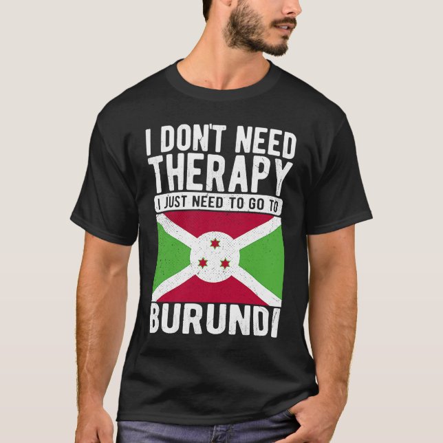 Jag behöver inte terapi jag bara behöver åka till  t shirt (Framsida)