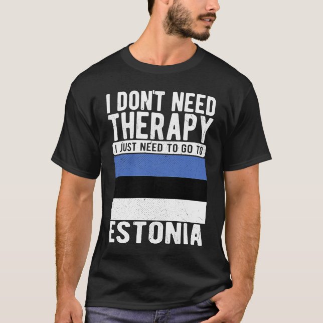 Jag behöver inte terapi jag bara behöver åka till  t shirt (Framsida)