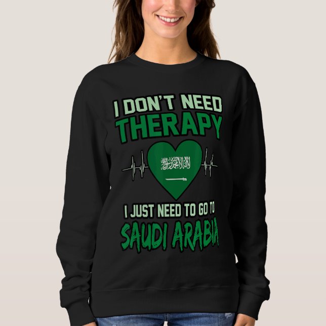 Jag behöver inte terapi jag bara behöver åka till  t shirt (Framsida)