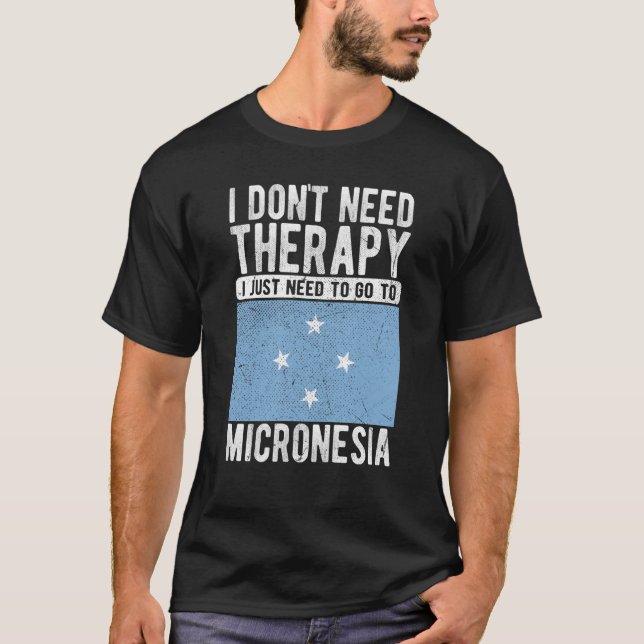 Jag behöver inte terapi jag bara behöver gå till M T Shirt (Framsida)