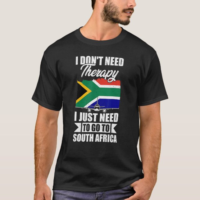Jag behöver inte terapi jag bara behöver gå till S T Shirt (Framsida)