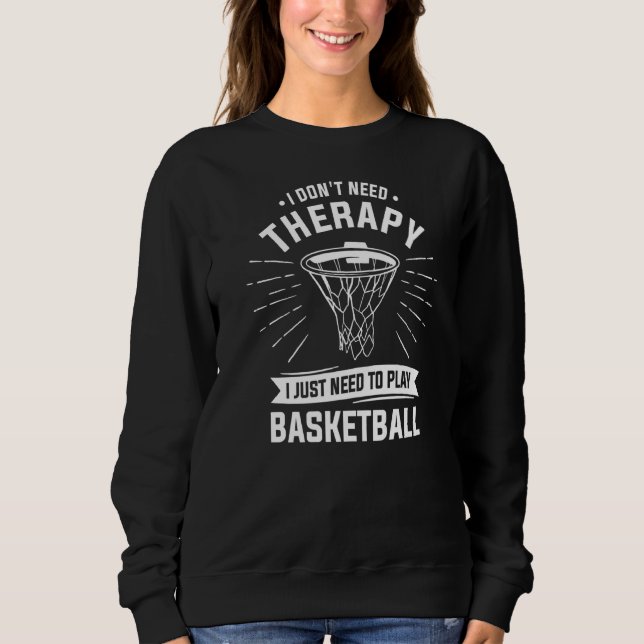 Jag behöver inte terapi jag bara behöver spela bas t shirt (Framsida)