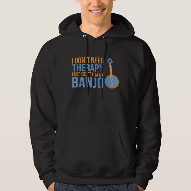 Jag behöver inte terapi jag bara behöver spela min hoodie (Framsida)