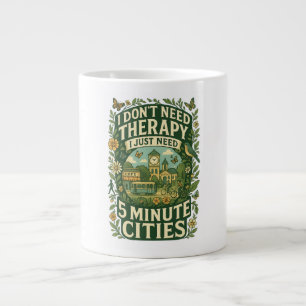 Jag behöver inte terapi, jag behöver bara 5 minute jumbo mugg